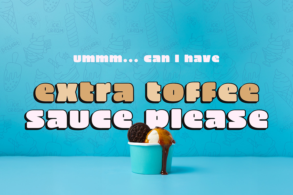 Ice Cream Dream Font Family, a Sans Serif Font by Salt & Pepper Designs (Photo 5 of 8)