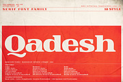 Qadesh - Serif font family, a Serif Font by Artistic & Unique (Thumbnail 7 of 15)