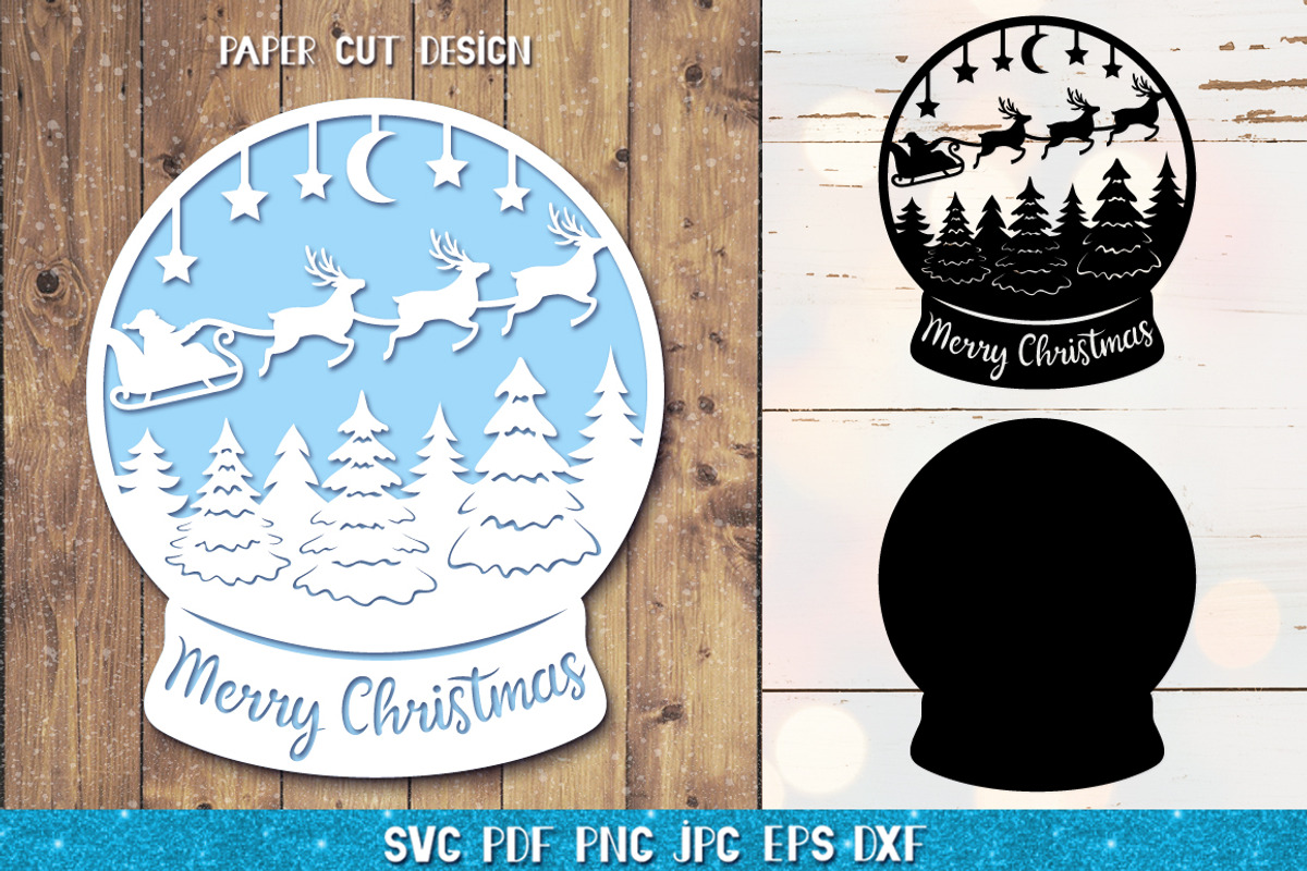 Christmas Snow Globe Bundle, a Graphic by Digital_Craftyfox (Photo 13 of 15)