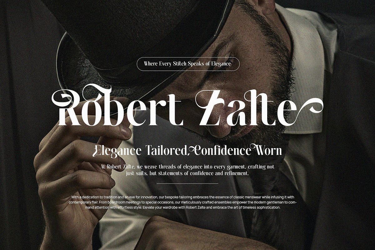 Saliric - Elegant Serif Font, a Serif Font by TypeLogue (Photo 2 of 5)