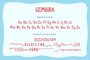 Gembira - A Playful Typeface Font, a Font by zohanimasi (Thumbnail 2 of 4)