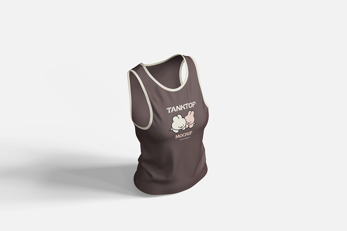Tanktop Mockup, a Product Mockup by Indah (Photo 4 of 6)