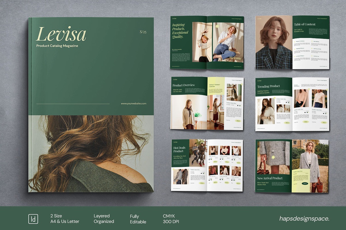 Fashion Product Catalog, a Magazine Template by Haps Space (Photo 1 of 8)