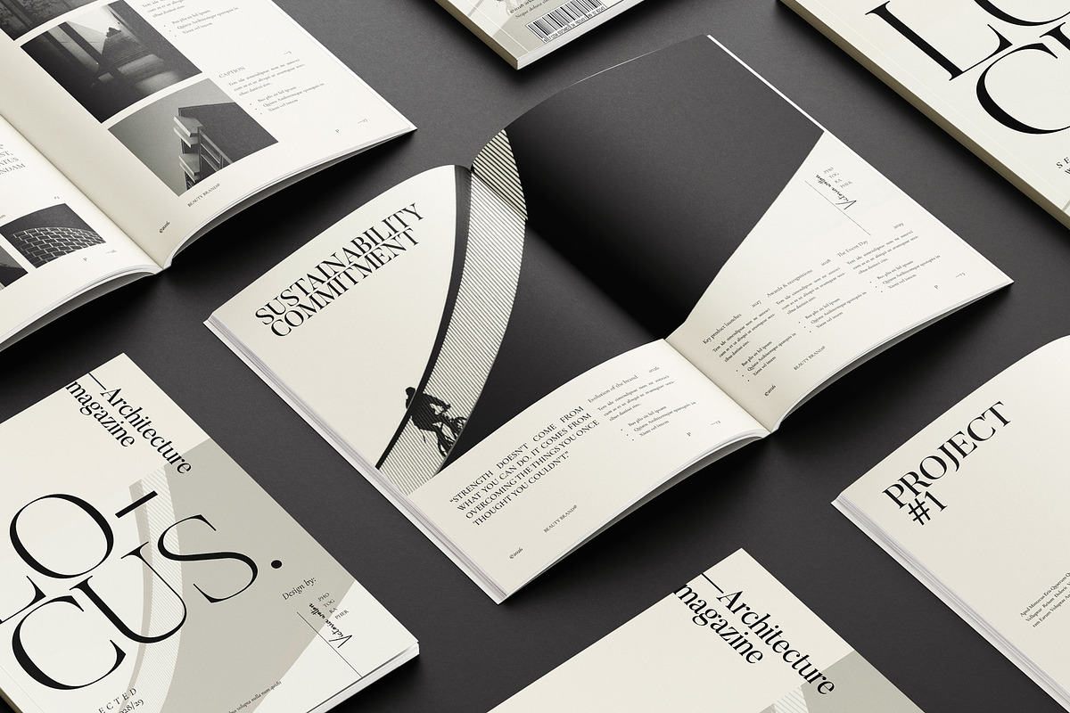 Architecture Magazine Template, a Magazine Template by ArtisanaAura (Photo 2 of 15)