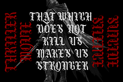Roseartuk - Blackletter Font, a Blackletter Font by madeDeduk (Thumbnail 5 of 10)