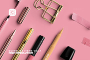Pens & Washi Tape Desk Elements, a Product Mockup by Custom Scene (Thumbnail 6 of 7)