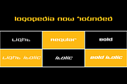 Logopedia Now Rounded, a Font by BULENT YUKSEL (Thumbnail 3 of 11)