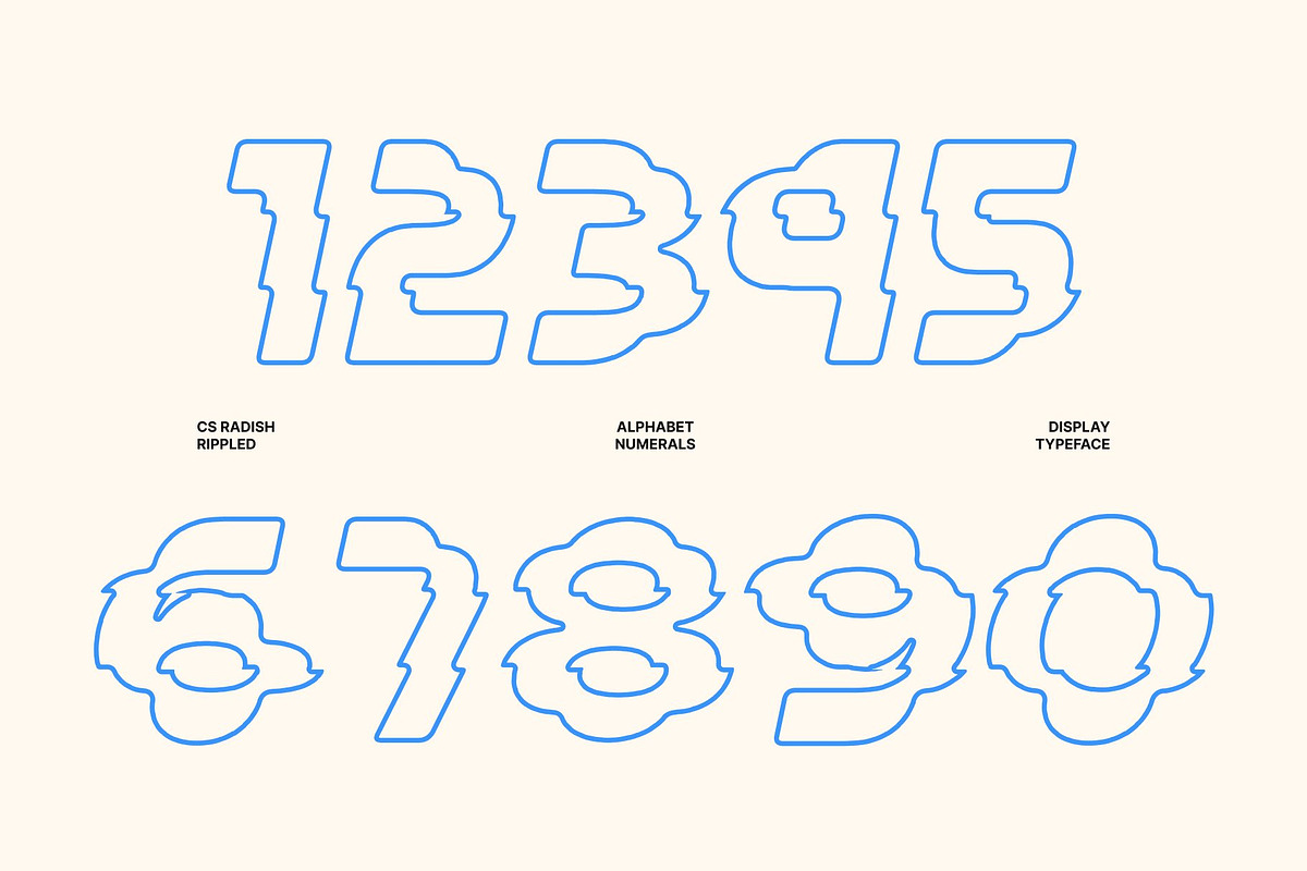 CS Radish Rippled, a Sans Serif Font by Craft Supply Co. (Photo 6 of 8)