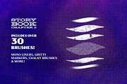 Storybook Photoshop Brushes Bundle, a Brush Add-On by Tim Hankins Design (Thumbnail 4 of 6)
