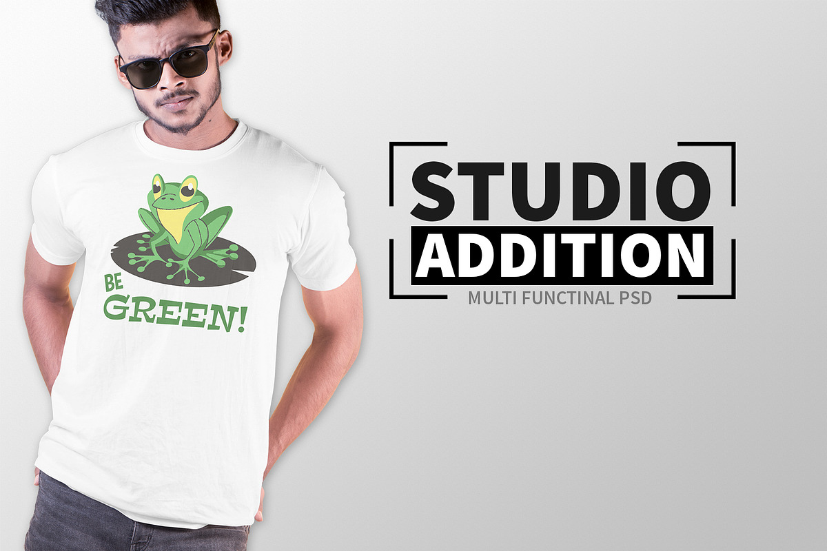 Male t-shirt Mockup-V-2-002, a Shirt Mockup by designvillage (Photo 6 of 6)