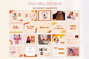 Retro Etsy Shop Branding Kit, a Websites & App Template by Boltik Studio (Thumbnail 4 of 7)