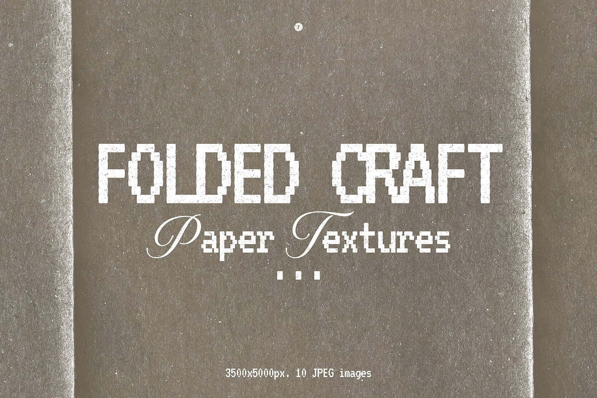 Folded Craft Paper Textures, a Texture Graphic by Freezerondigital (Photo 1 of 8)