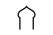 Islamic Arch Window Vector Bundle, an Illustration by yasushie (Thumbnail 36 of 51)