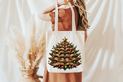 4 Bookish Christmas Tree Png, an Illustration by Daily.Designs (Thumbnail 3 of 5)