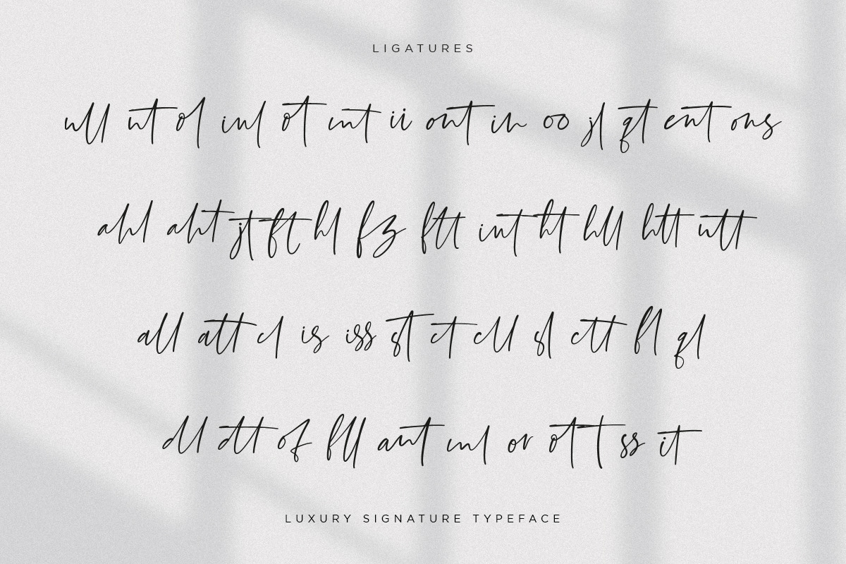 Bonelest | Stylish Ligature, a Script Font by Pentagonistudio (Photo 10 of 10)