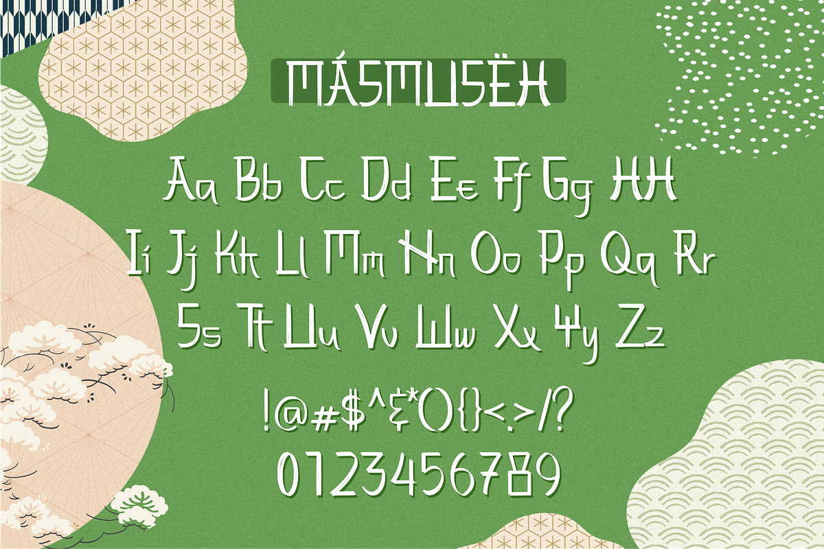 Masmuseh Font, a Symbol Font by Allouse Studio (Photo 4 of 10)