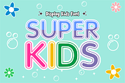 Simple Display - Display Font, a Font by KiddoGlyphs Studio (Thumbnail 2 of 5)
