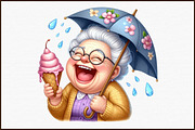 Funny Summer Grandma Sublimation, an Illustration by Sublimation Artist (Thumbnail 3 of 6)