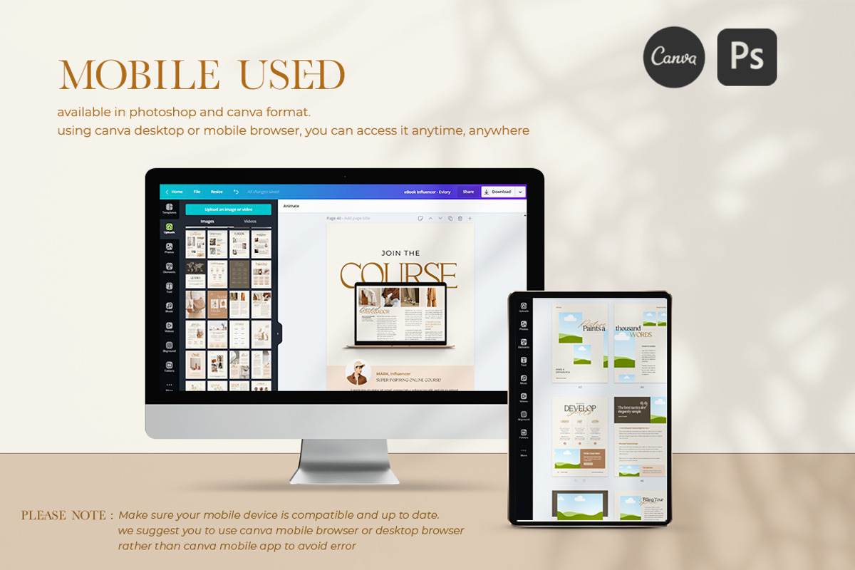 eBook Template Creator | CANVA PS, a Magazine Template by Eviory (Photo 20 of 28)