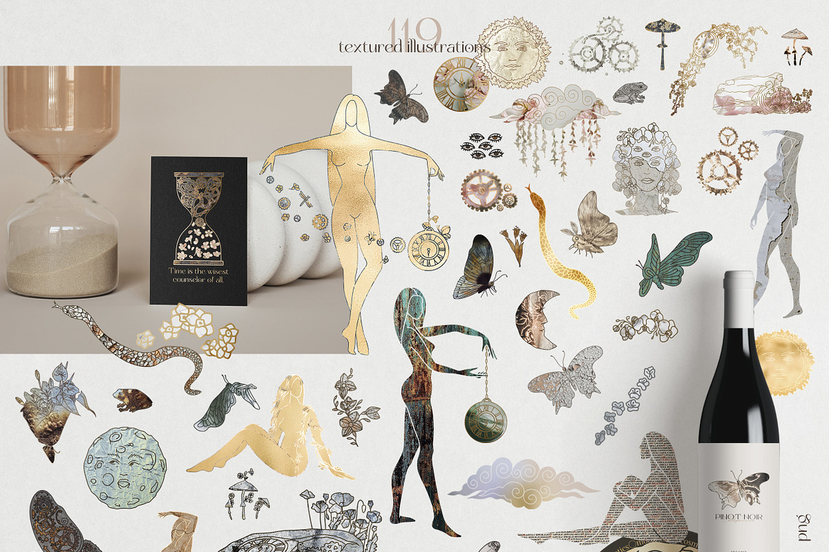 Rusty Fantasy. Line art & collage, an Object Graphic by AnMark (Photo 8 of 10)