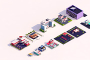 Low Poly Buildings Pack, an Architecture 3D Model by Anton Moek (Thumbnail 6 of 8)
