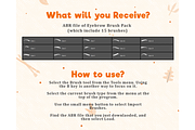 15 Photoshop Eyebrows Brushes Pack, a Brush Add-On by Velo Graphic Studio (Thumbnail 5 of 6)
