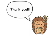 Funny Anxious Hedgehog Sublimation, an Animal Illustration by Smillyy Threads (Thumbnail 6 of 6)