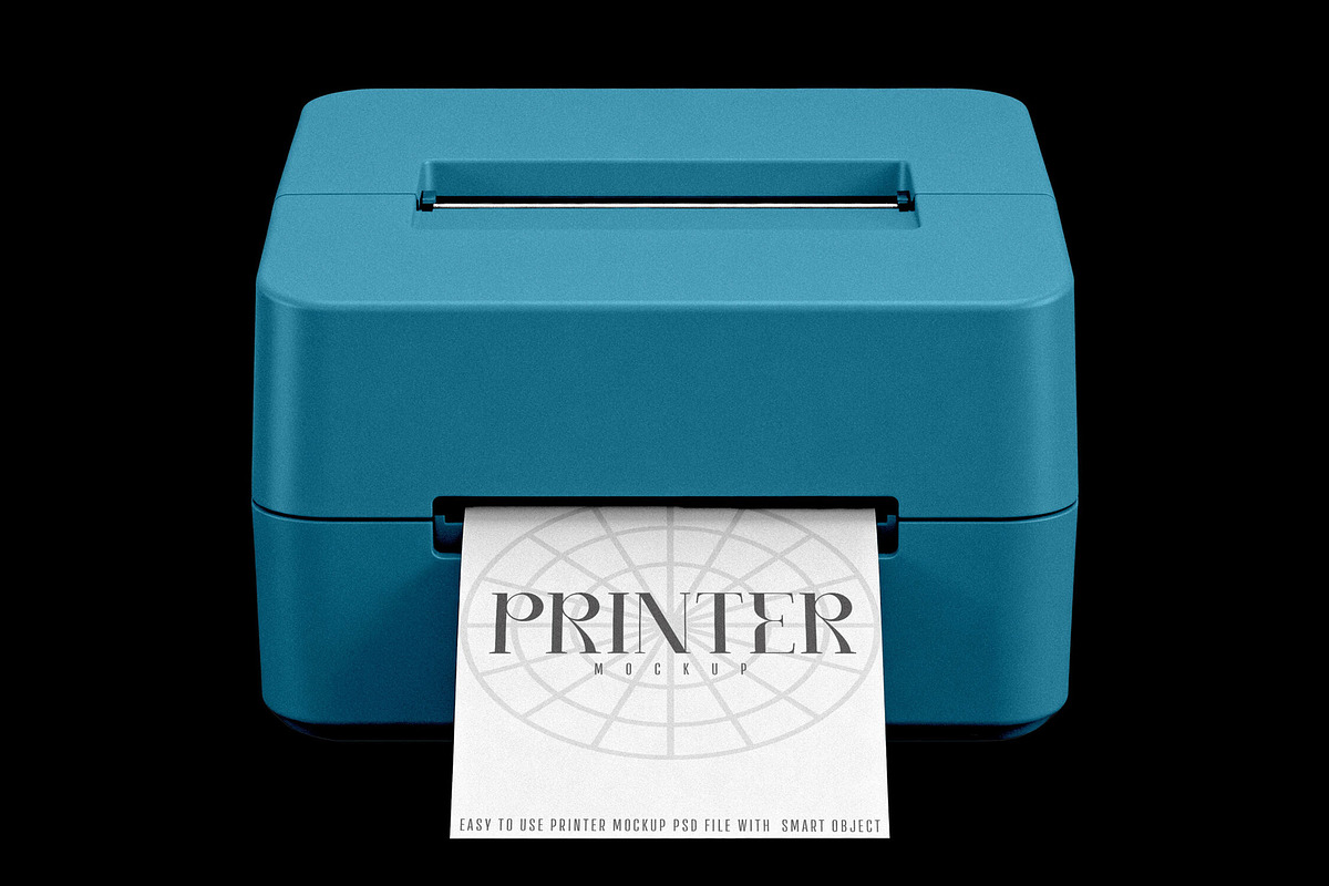 Printer Mockup, a Product Mockup by Design Squad (Photo 3 of 4)