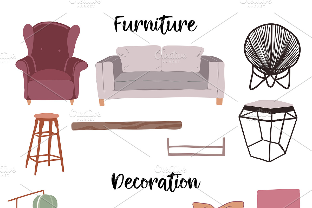 Indoor Plants, Vector Collection 2, an Object Graphic by JSolomatina (Photo 4 of 6)