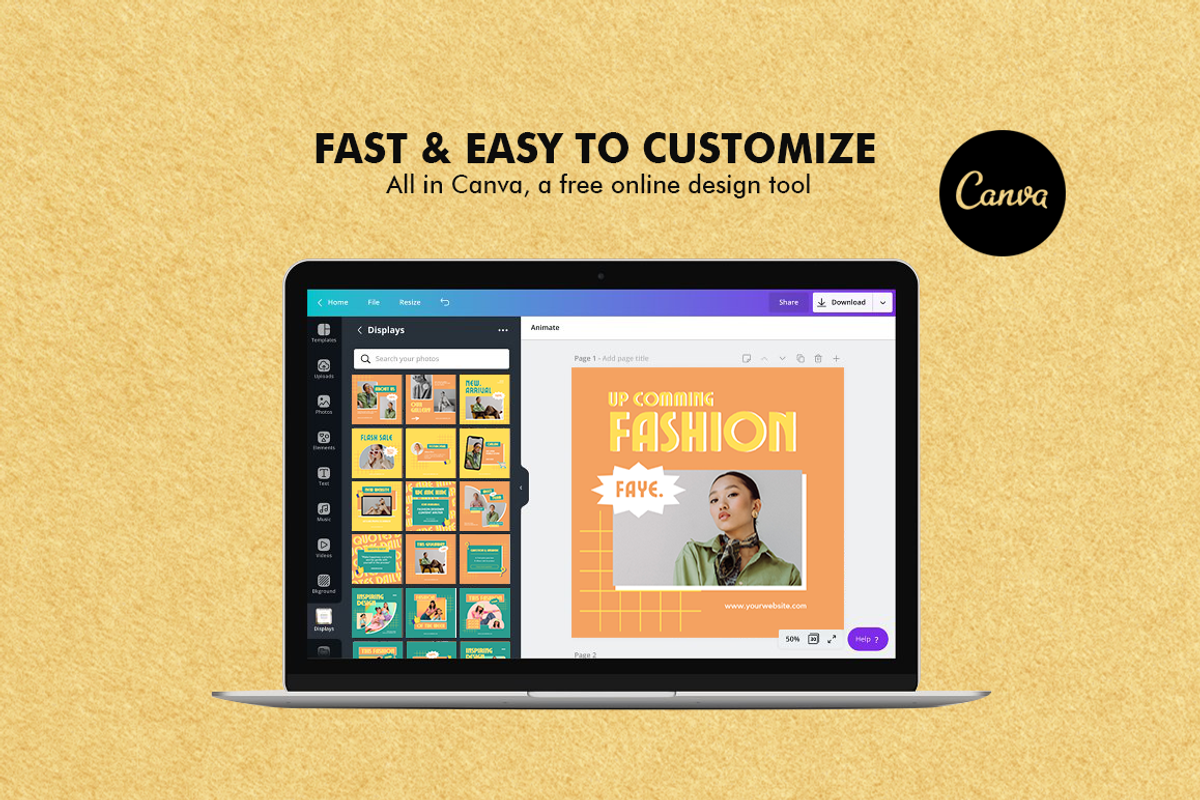FAYE - Instagram Post, a Social Media Template by ONESADYA (Photo 7 of 8)