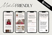 Showit Website Template for Coaches, a Websites & App Template by Field Digital (Thumbnail 7 of 11)