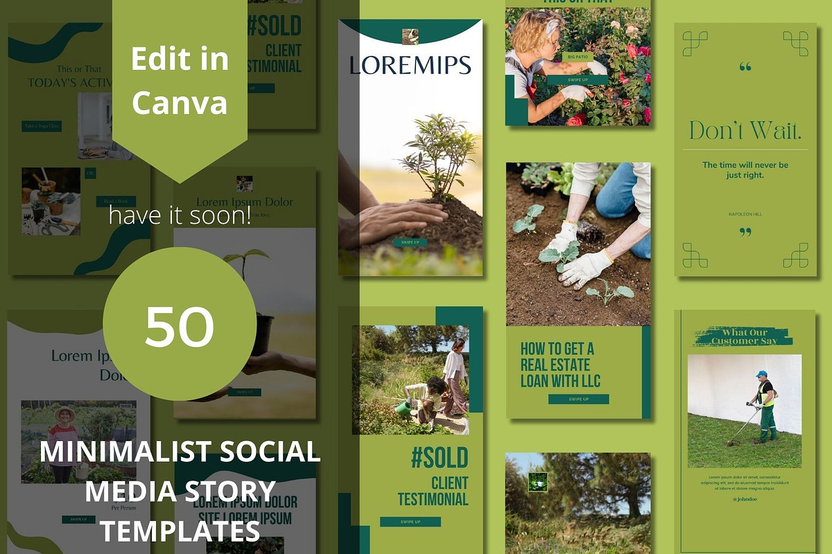 Minimalist Social Media Story, a Social Media Template by BoontenStudio (Photo 1 of 8)