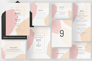 Abstract Wedding Invitation Suite, an Invitation Template by Azka Creative