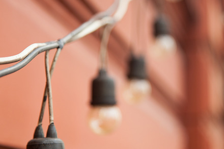 Small light bulb stock photo containing dark and night, an Architecture Photo by a454