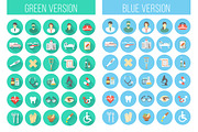 Flat medical and healthcare icons, an Icon by Vectorikart (Thumbnail 2 of 3)