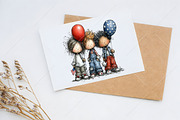 Whimsical 4th Of July Kids Clipart, a Seasonal Illustration by Canvas Craft (Thumbnail 10 of 10)