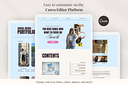 Canva Social Media Manager Portfolio, a Landing Page Template by GlamWebDesigns (Thumbnail 2 of 8)