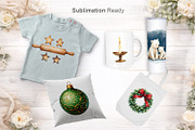 Cozy Christmas Watercolor Clipart, an Illustration by Artnoy (Thumbnail 7 of 8)