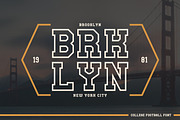 College Football Font, a Font by GlitzyGrapix (Thumbnail 3 of 15)