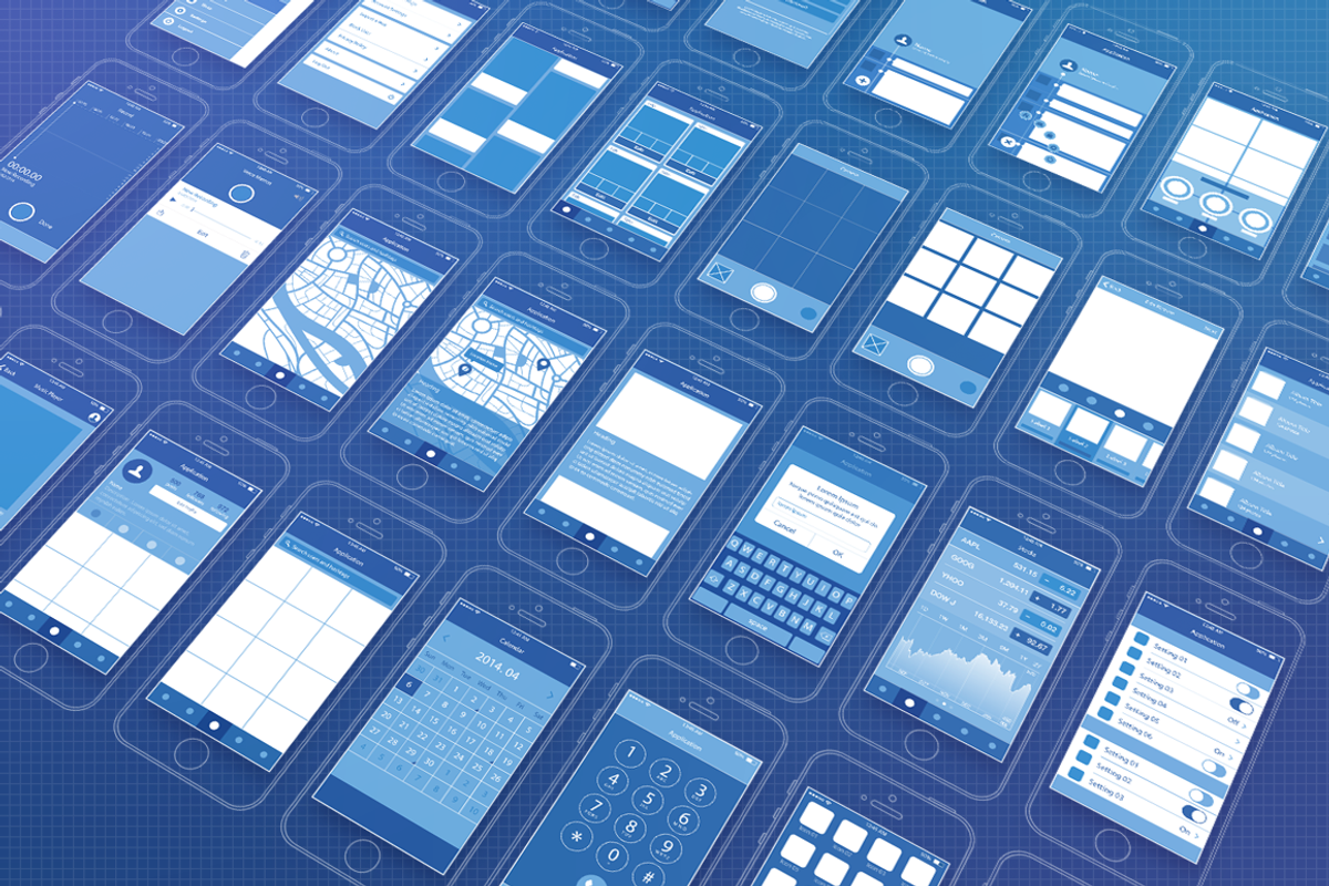 Blueprint Wireframe, a Wireframe Template by Sunbzy