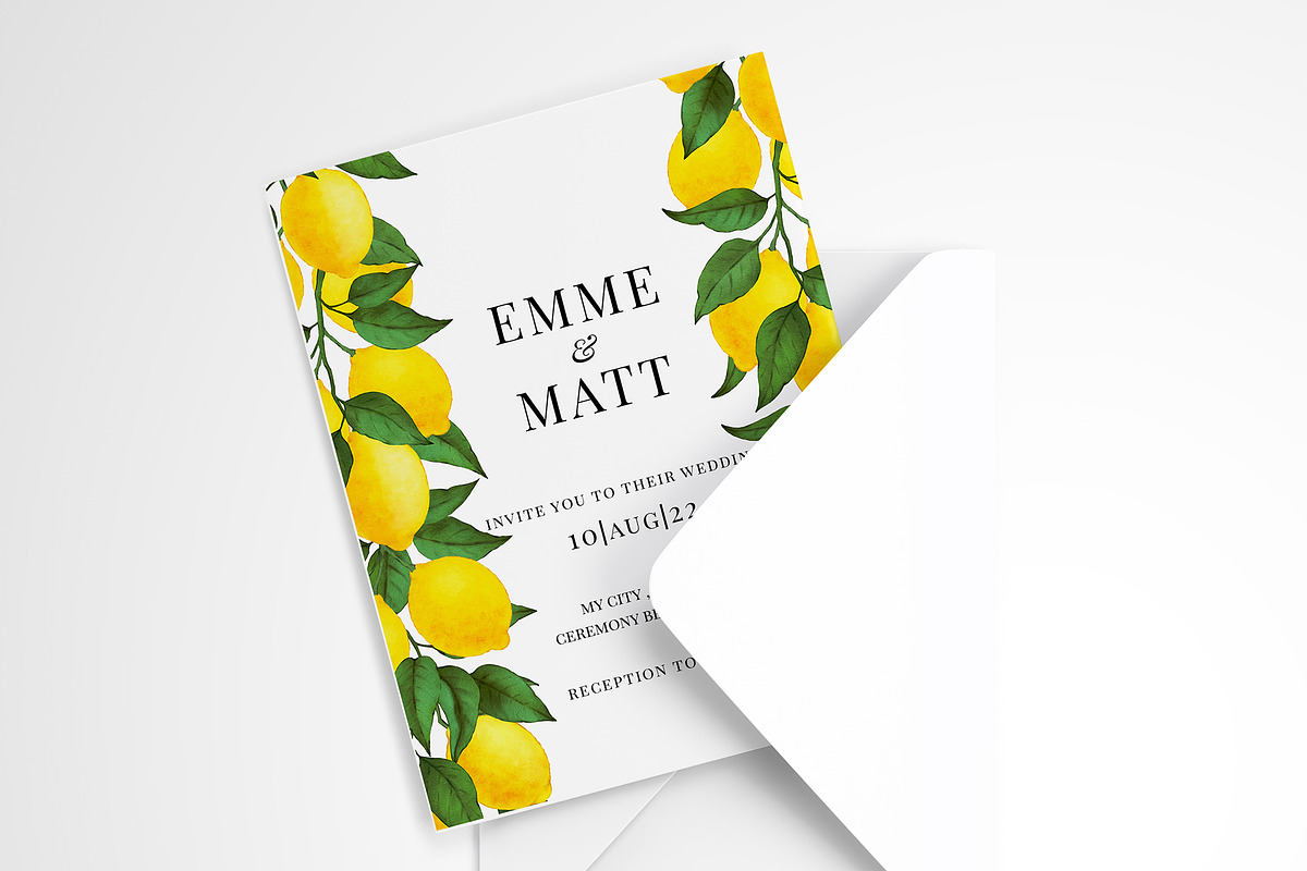 Watercolor Lemon borders png., a Graphic by ARTVracovska (Photo 5 of 5)