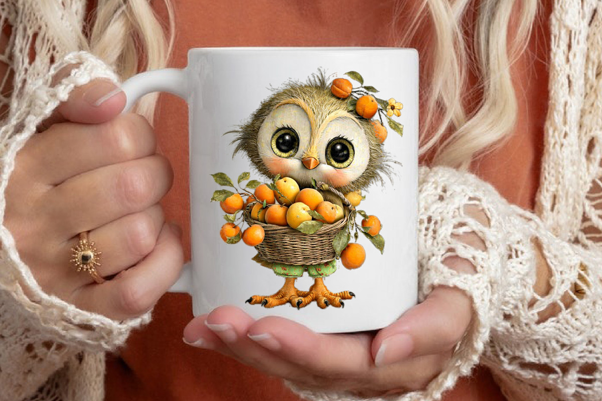 Whimsical Summer Enjoy Owl Clipart, a Seasonal Illustration by designcity5 (Photo 5 of 5)