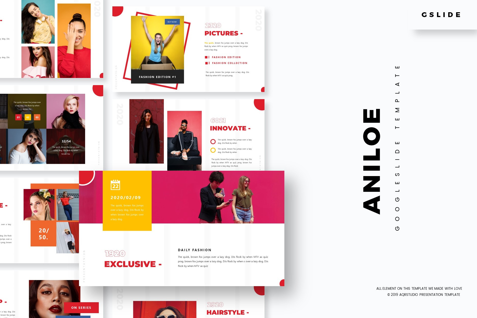 Aniloe - Google Slides Template, a Presentation Template by AQR Studio