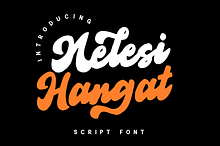 Nelesi Hangat - Script Font