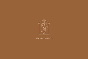 BEAUTY GARDEN Logo Template