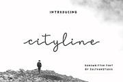 City line, a Handwritten Font by Sulthan Studio (Thumbnail 1 of 6)