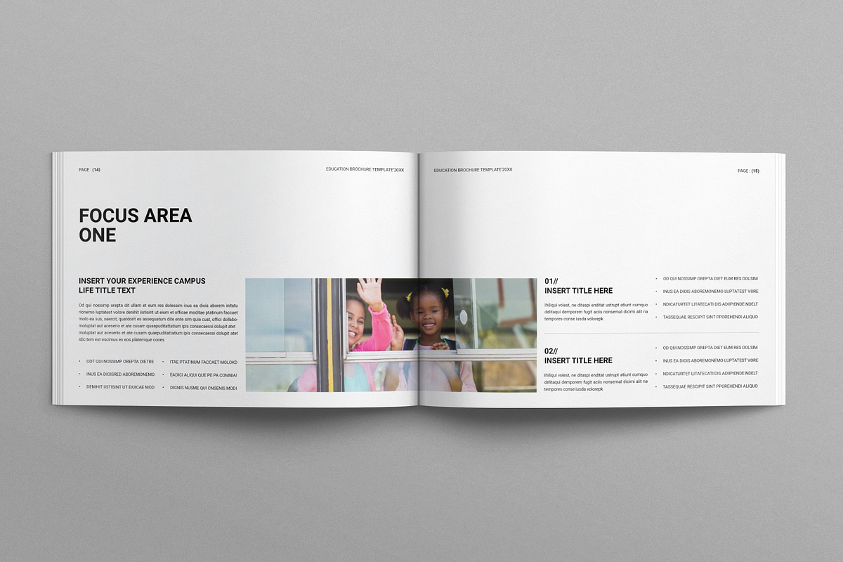 Education Brochure Landscape, a Brochure Template by E-Type (Photo 6 of 7)