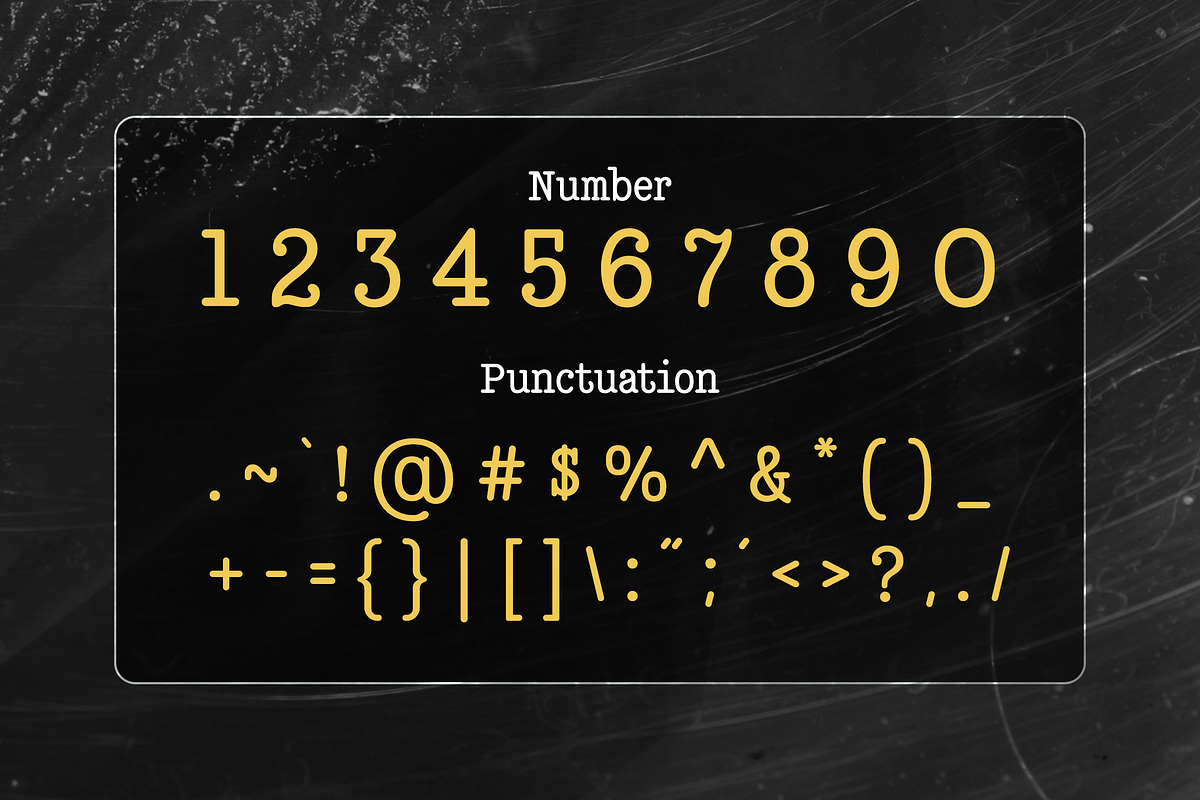 Dustcode - Classic Typewriter Font, a Serif Font by Typia Nesia (Photo 3 of 12)