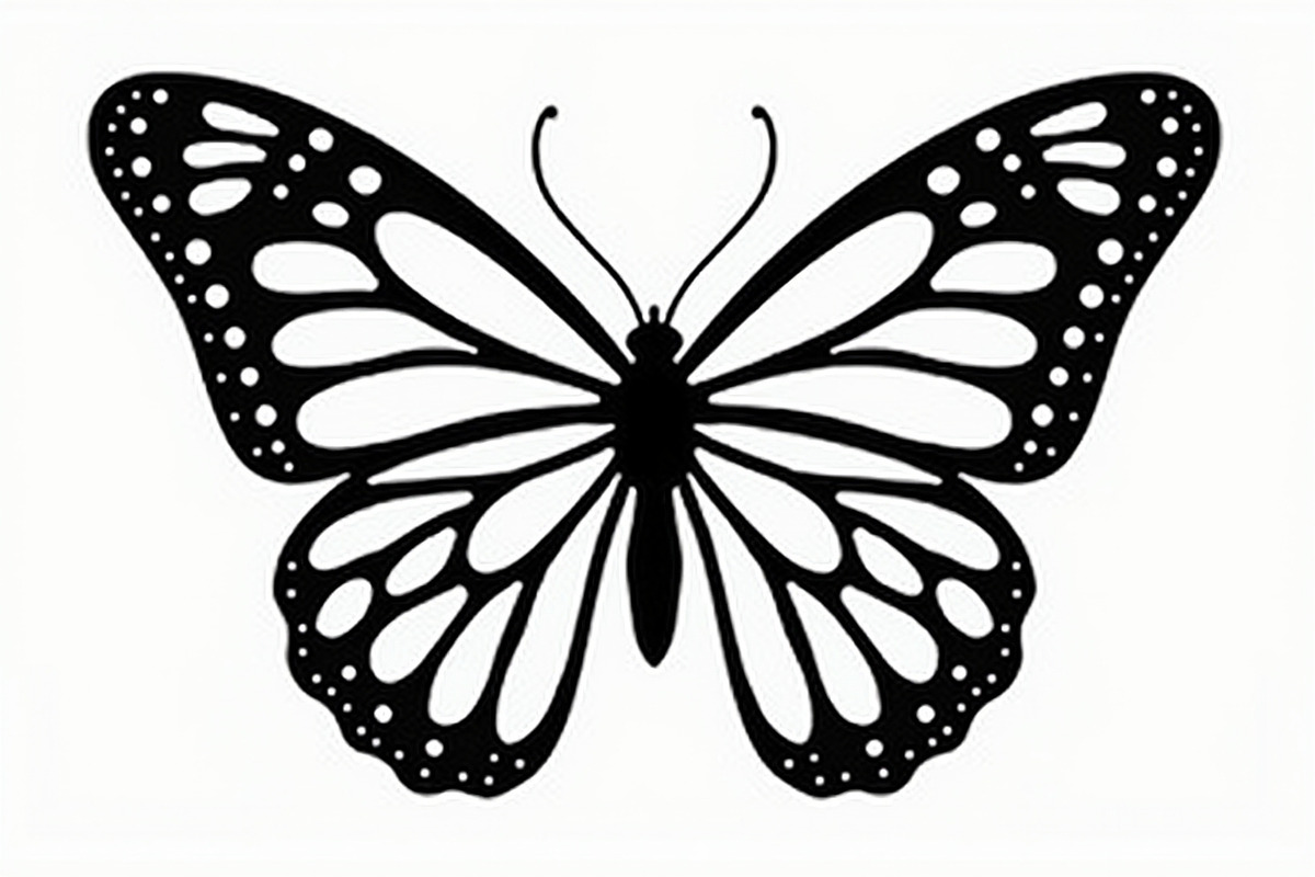 butterfly laser cut design, an Illustration by Designer_Momina (Photo 12 of 13)