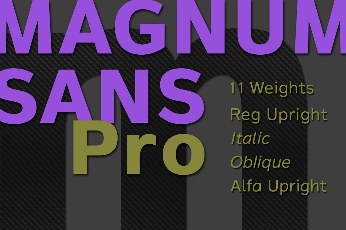 Magnum Sans Pro